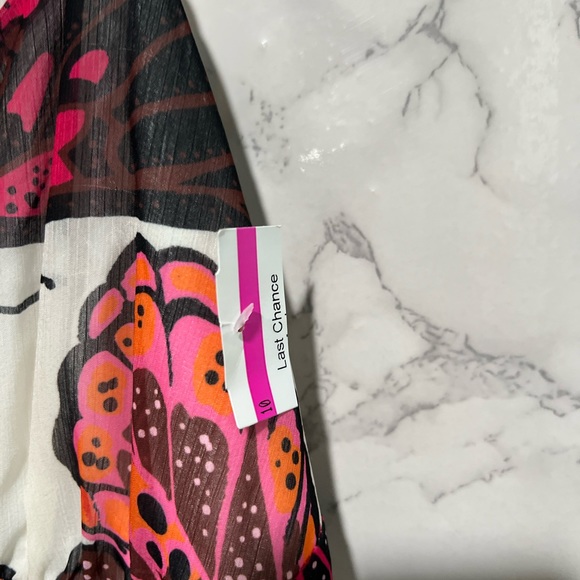 BETSEY JOHNSON Pepper Butterfly-Print Midi Dress - Picture 4 of 9